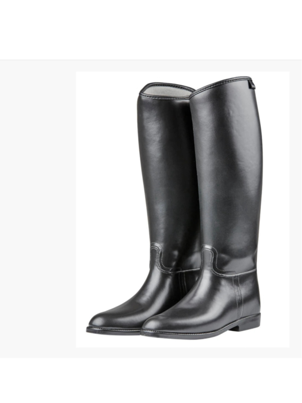 NWT Dublin Women Universal Tall English Riding Schooling Boot Black Size 8
